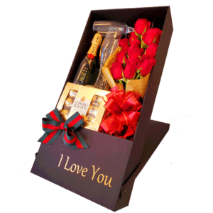Personalized-Luxury-Box-With-Roses-Chocolate-&-Champagne-1