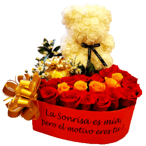Whire-Preserved-Rose-Bear-with-Roses-and-Chocolate