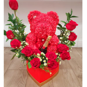Big-Red-Teddy-Bear-with-Red-Roses-and-Champagne