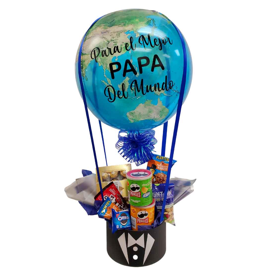 Happy Father's Day Hot Air Balloon Chocolate Box