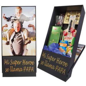 Personalized Surprise Box (with your own picture) filled with cheese chocolates snacks