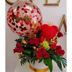 Flower-Rose-Bear-Red-Roses-Balloons