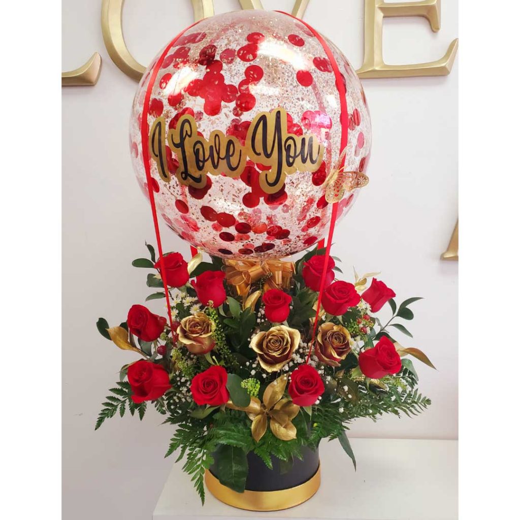 Red-and-Gold-Roses-Flower-Arrangement-with-Big-I-Love-You-Balloon