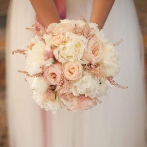 Bridal-Wedding-Bouquet-Pink-Roses-and-Peonies