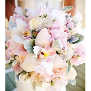 Bridal-Wedding-Bouquet-Cymbidium-Orchids-and-Roses
