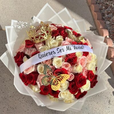 PERSONALIZED ROSE BOUQUET